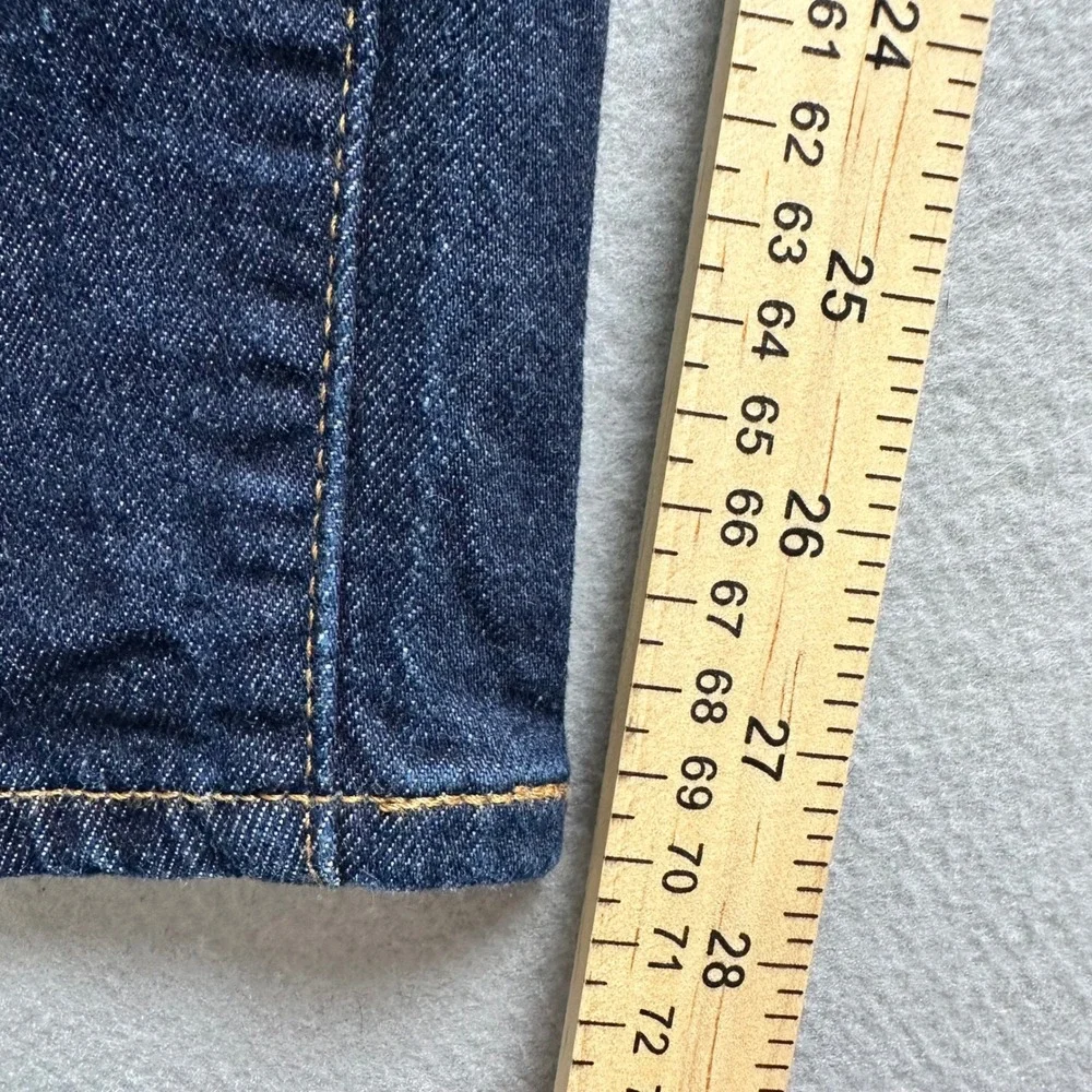 Levis Premium 512 Slim Taper Jeans Mens 31x28 Dark Indigo Wash Blue Denim Big E